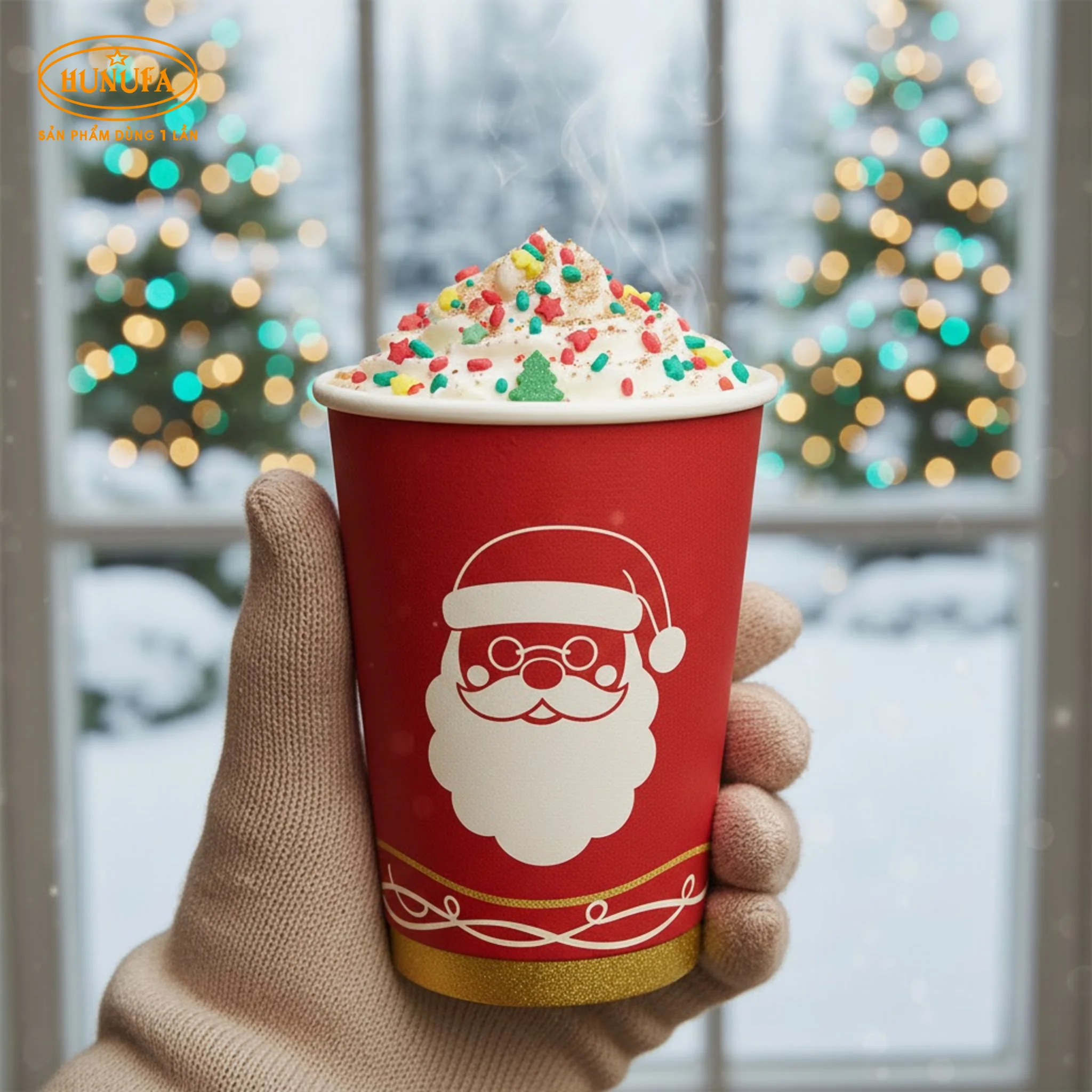 Ly giấy Giáng Sinh đẹp, chất lượng, giá tốt mùa Noel