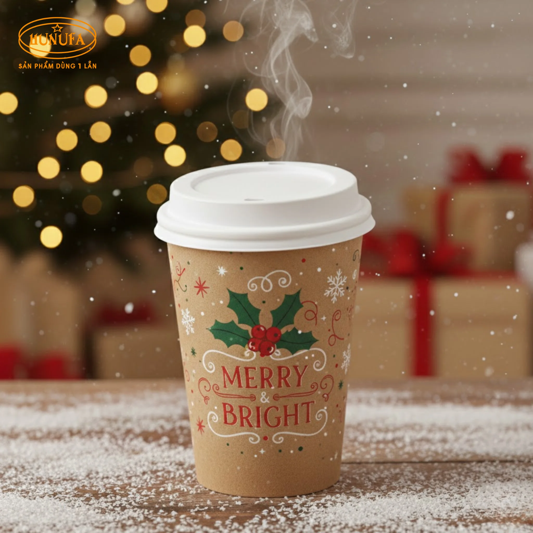 Ly giấy Giáng Sinh đẹp, chất lượng, giá tốt mùa Noel