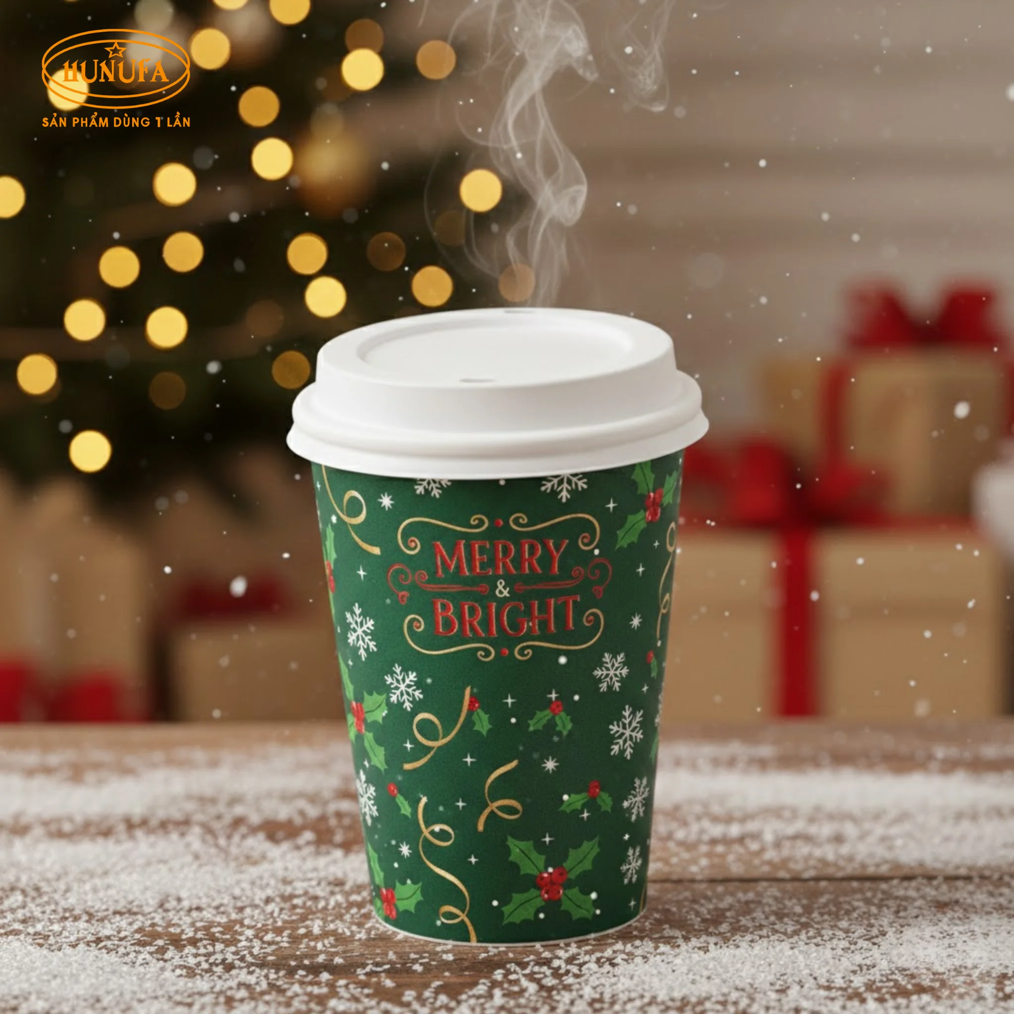 Ly giấy Giáng Sinh đẹp, chất lượng, giá tốt mùa Noel