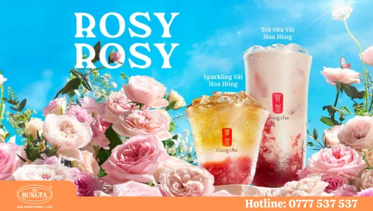 Không thể bỏ lỡ Gongcha ra mắt siêu phẩm "Rosy Cup"- Ly hoa hồng phiên bản đẹp mê hồn