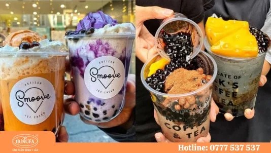 Hình ly trà sữa đẹp