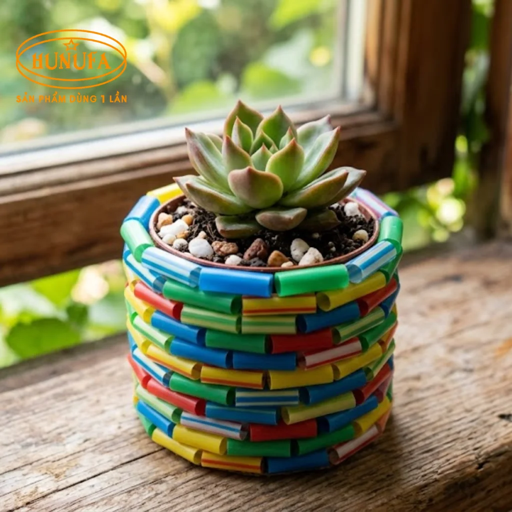 8+ sản phẩm tái chế từ ống hút đơn giản, sáng tạo và dễ làm