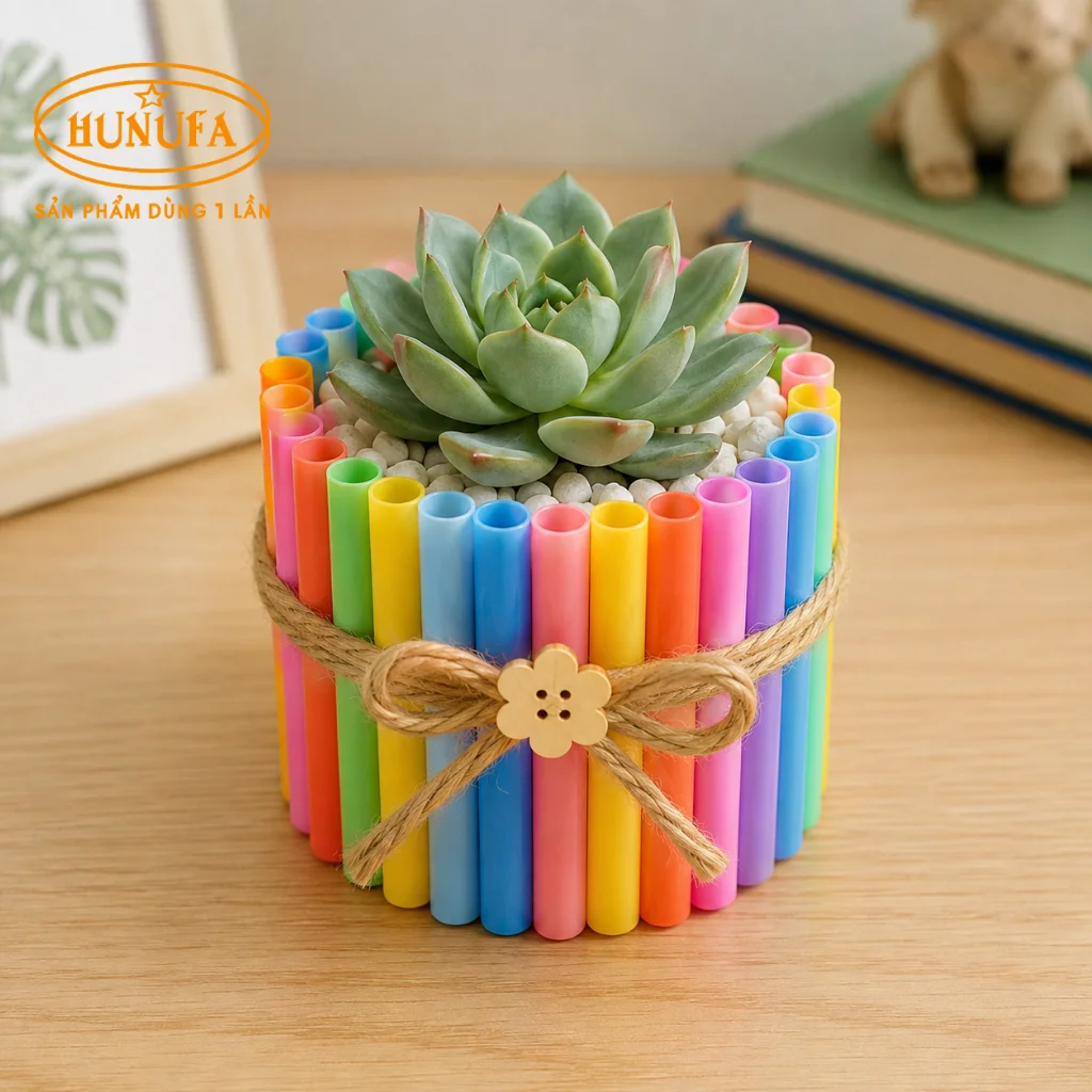 8+ sản phẩm tái chế từ ống hút đơn giản, sáng tạo và dễ làm