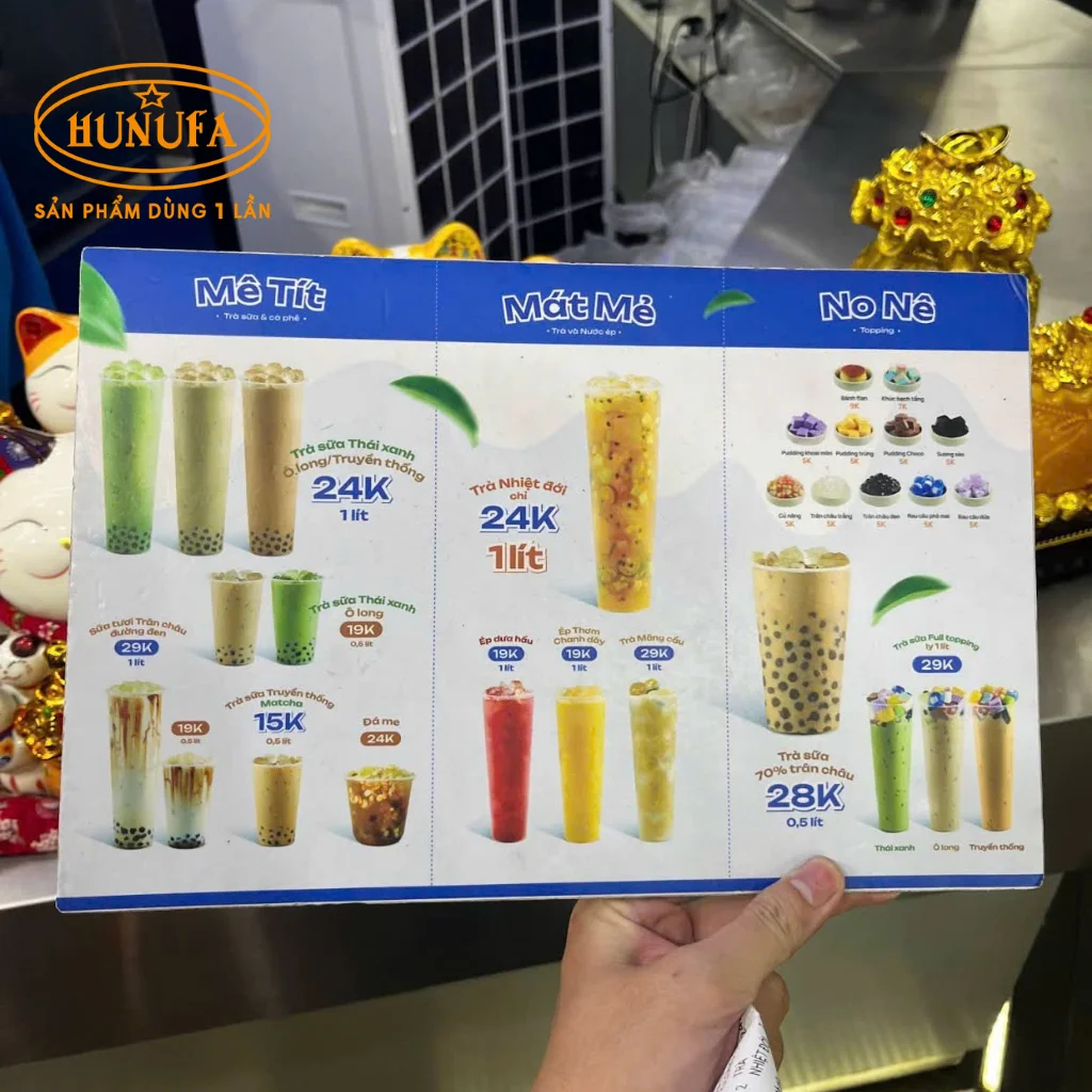 Review menu trà sữa School Tea: Đồ uống đa dạng, topping hấp dẫn