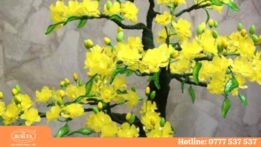 Hướng dẫn cách làm hoa mai bằng ống hút dễ thực hiện dịp Tết 