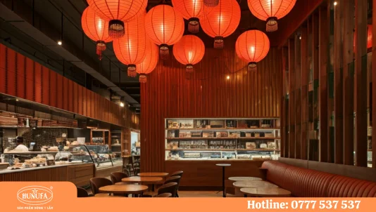 cách trang trí tết cho quán trà sữa cafe