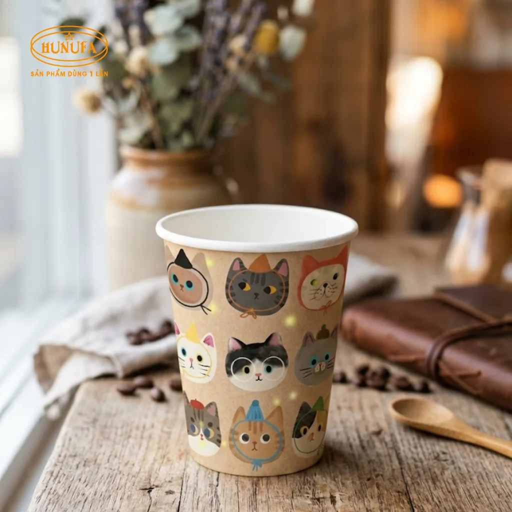 Top những mẫu ly giấy in hình đẹp, màu chuẩn theo yêu cầu, giá tốt