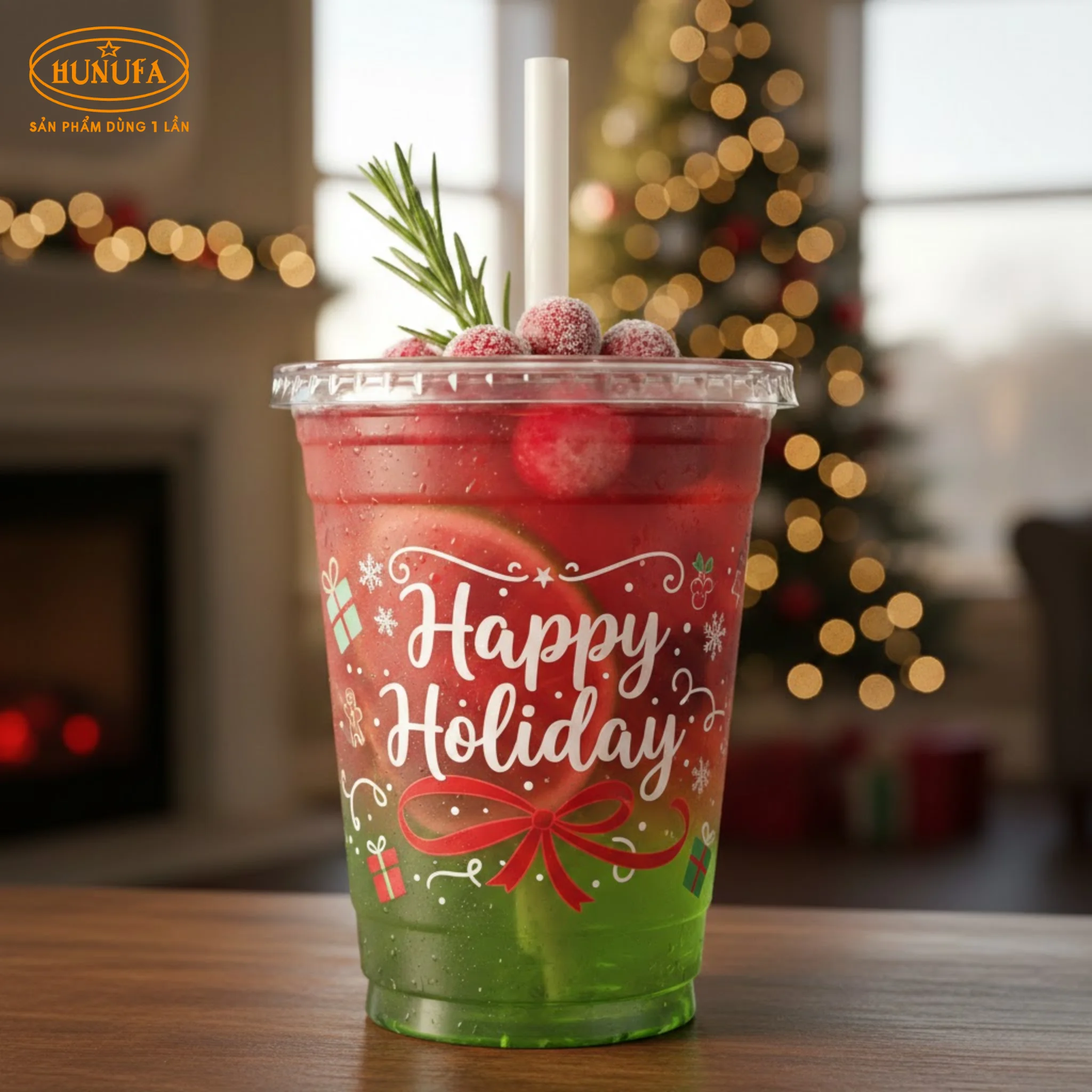 Mẫu ly nhựa Noel / Giáng Sinh thiết kế đẹp, giá tốt 2026