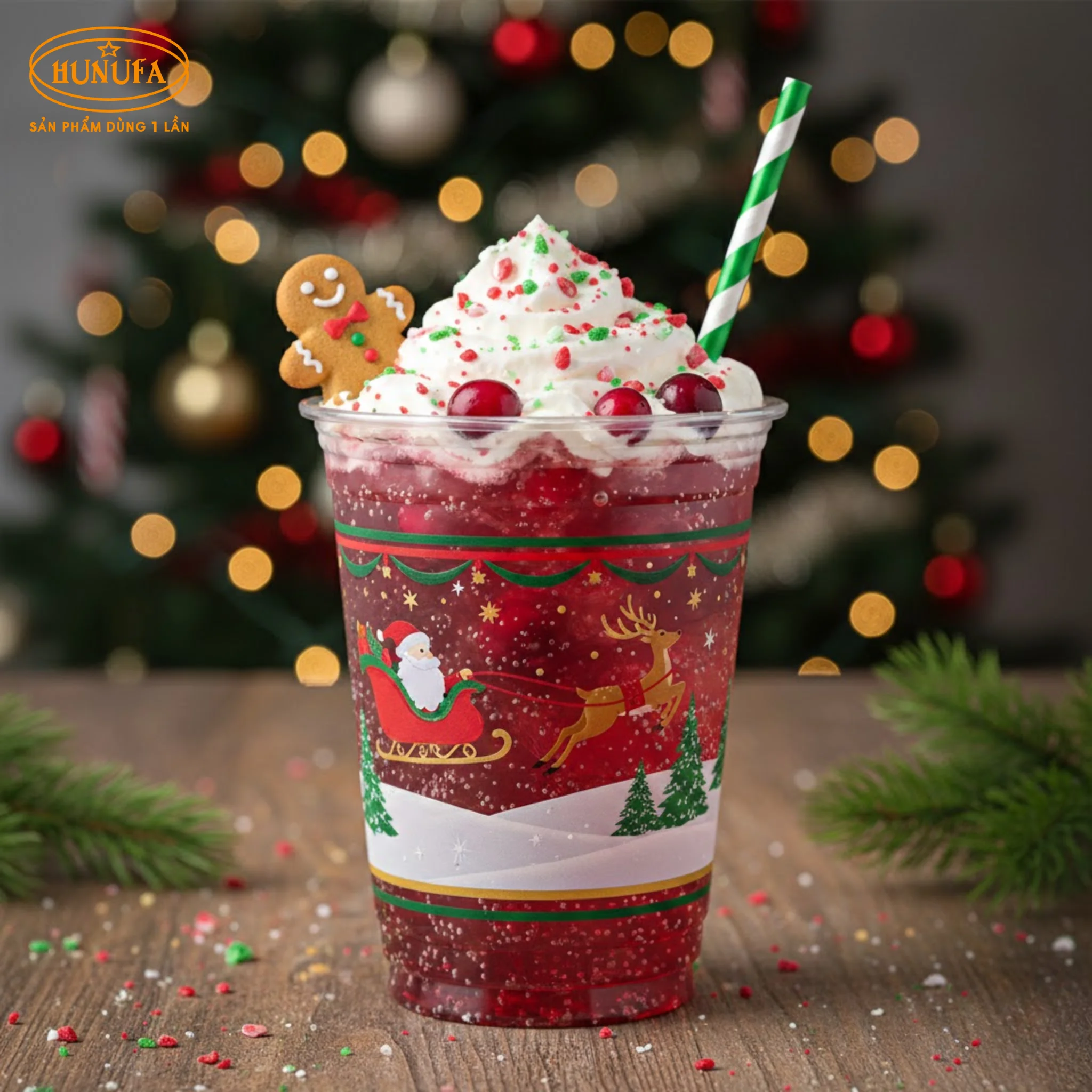 Mẫu ly nhựa Noel / Giáng Sinh thiết kế đẹp, giá tốt 2026