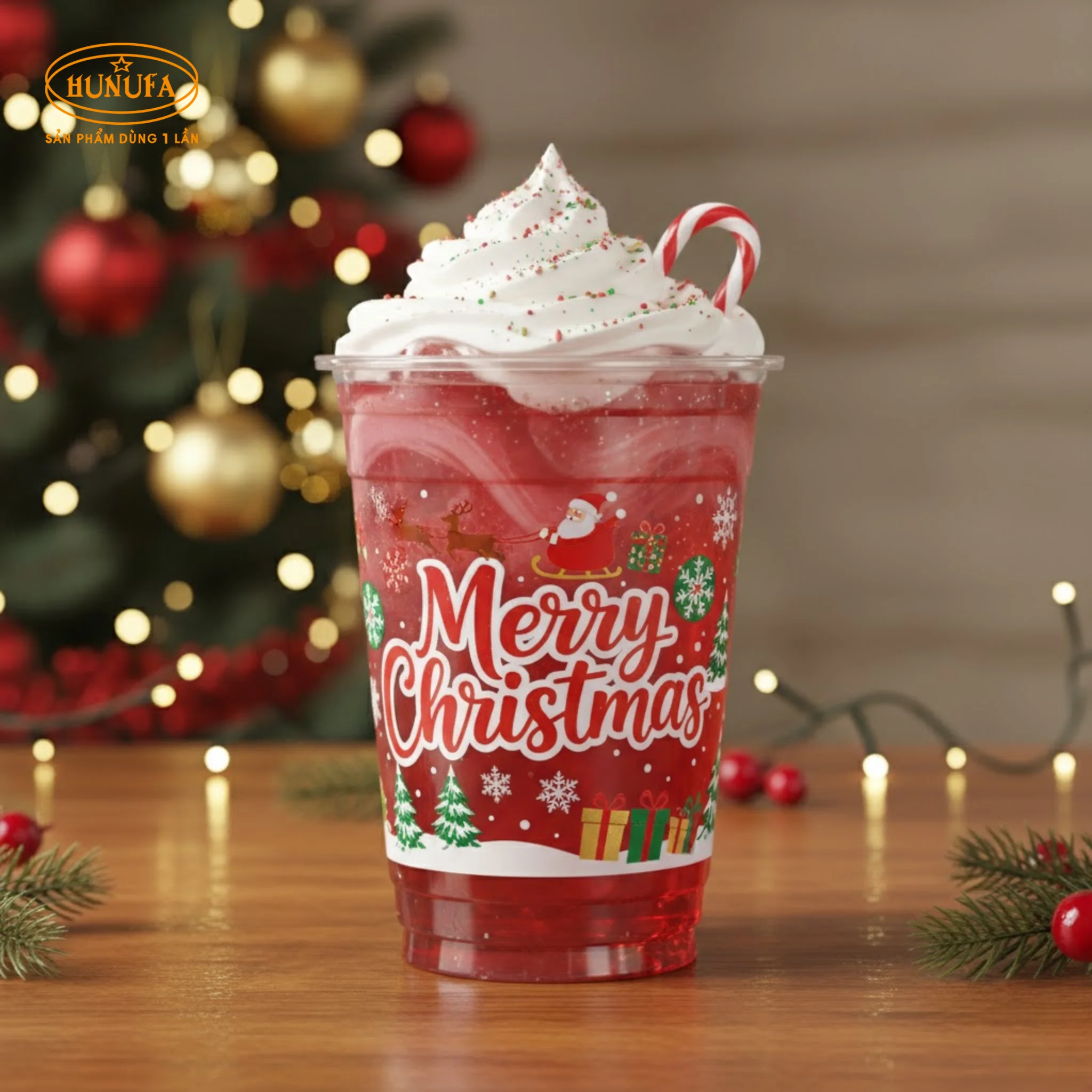 Mẫu ly nhựa Noel / Giáng Sinh thiết kế đẹp, giá tốt 2025