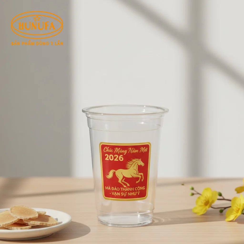 Top 10+ mẫu ly nhựa tết đẹp, tiện lợi cho dịp Năm mới 2026