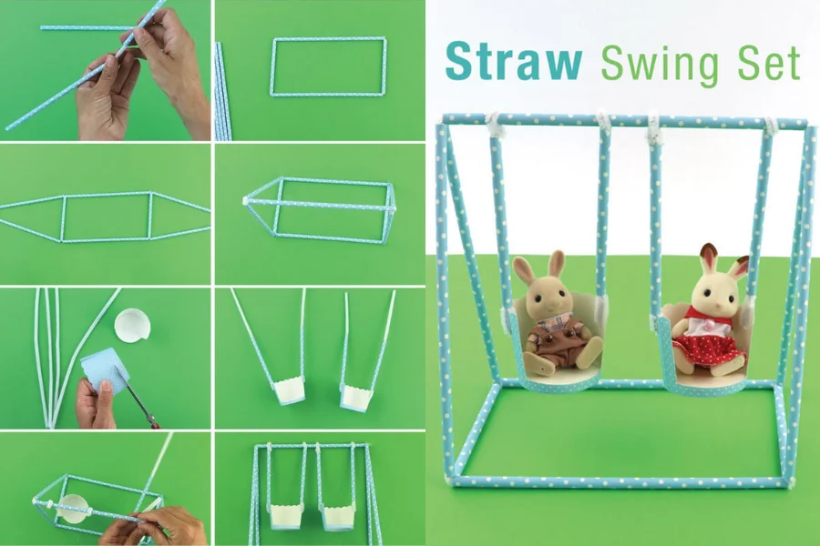 Top 10 cách làm đồ chơi bằng ống hút cho bé