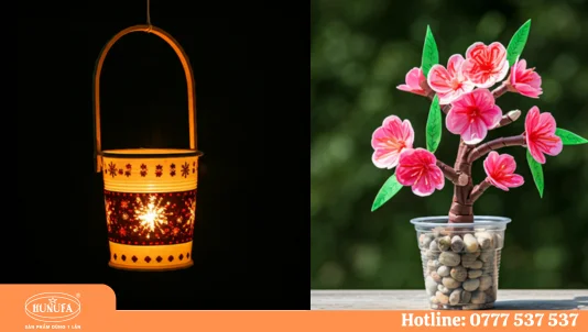 3 cách trang trí Tết bằng đồ tái chế đẹp mắt, dễ làm dịp Tết