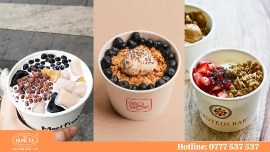 cốc giấy đựng chè