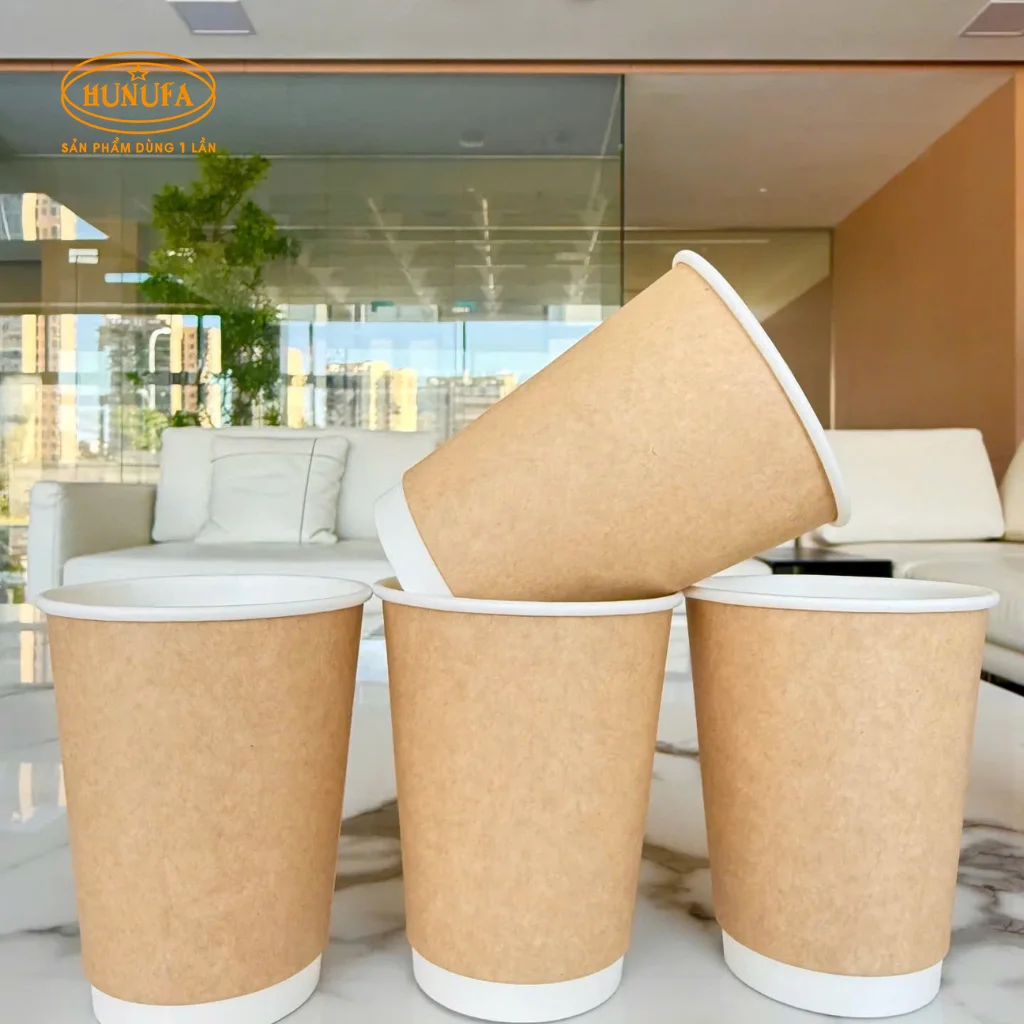 mẫu ly kraft đẹp và địa chỉ in ly giấy kraft tốt nhất