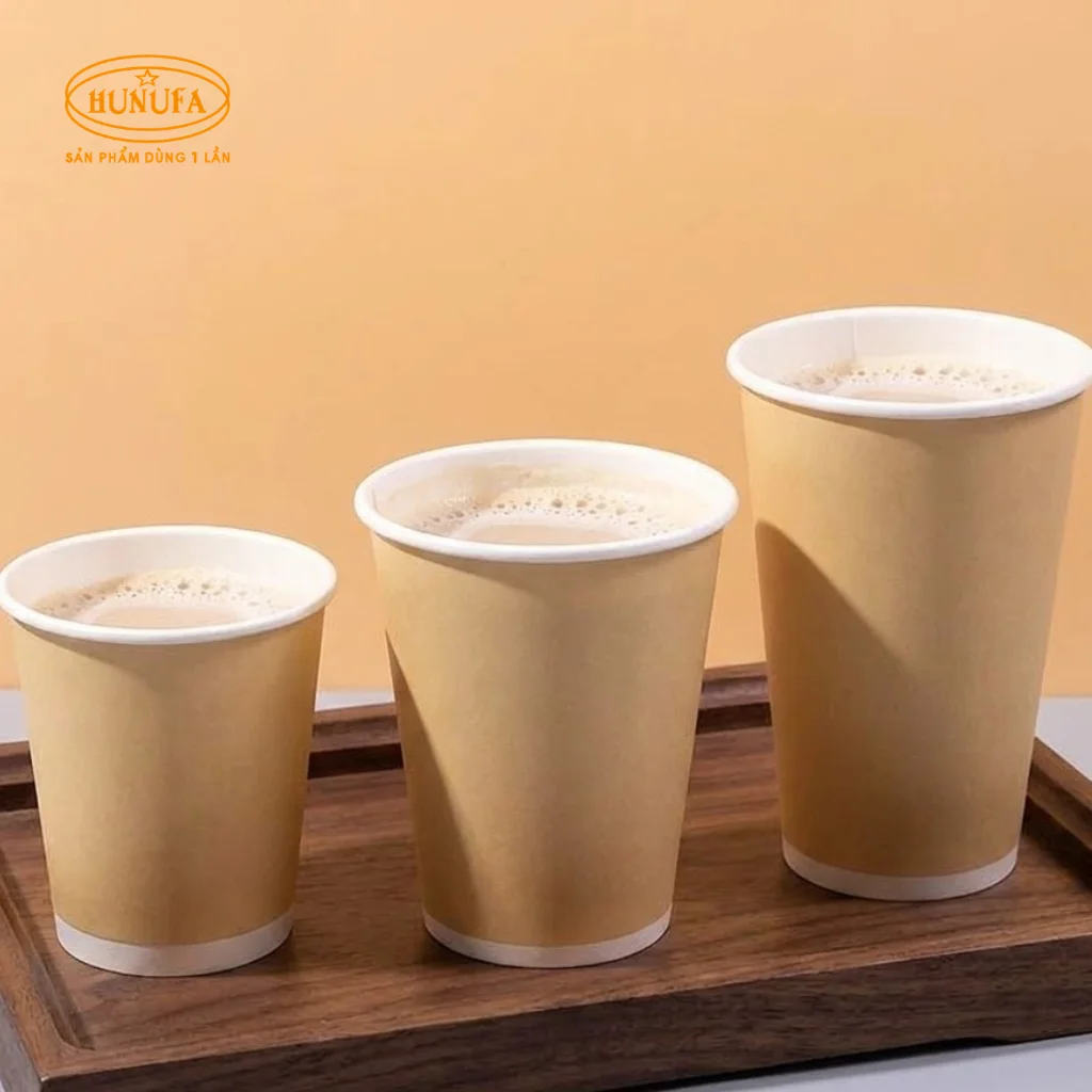 mẫu ly kraft đẹp và địa chỉ in ly giấy kraft tốt nhất