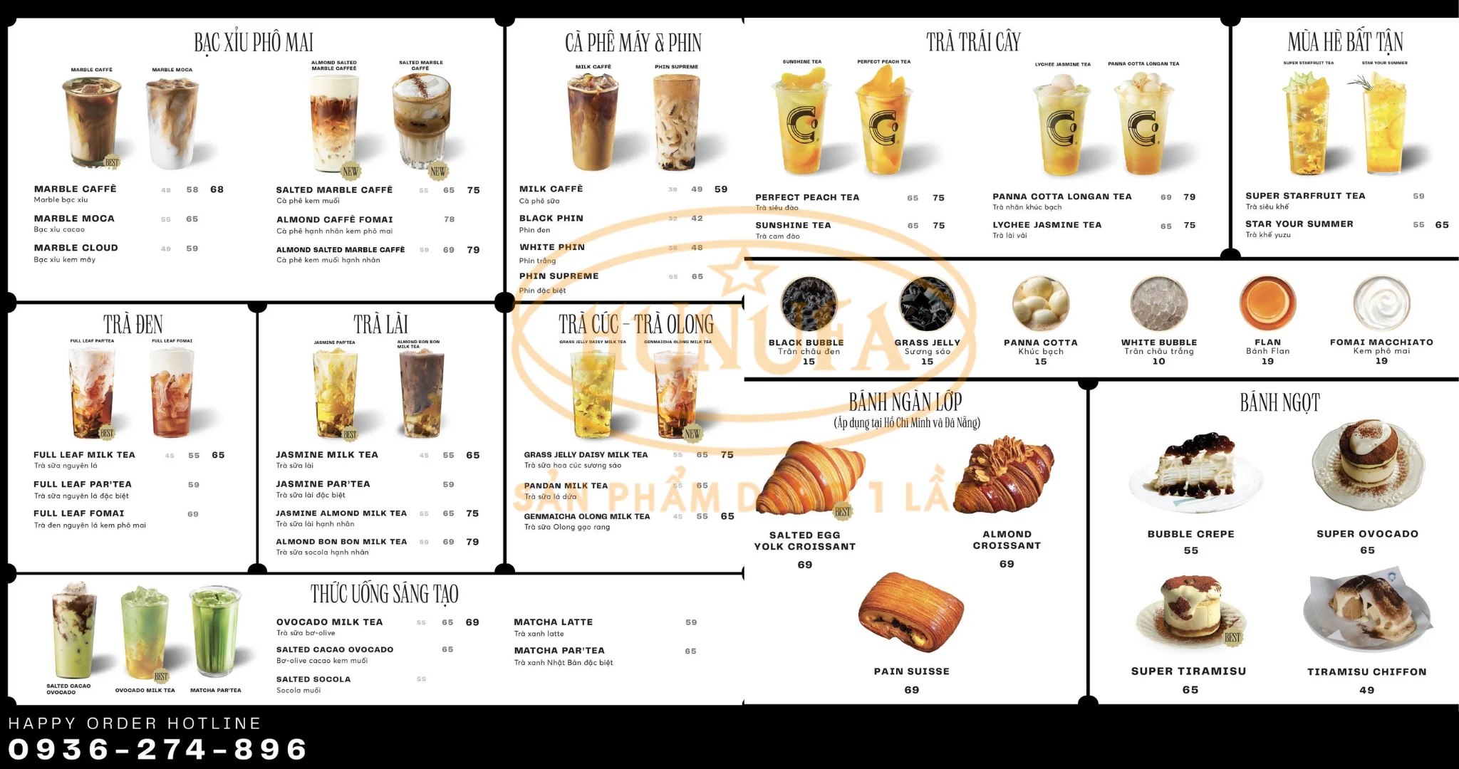 Menu Cheese Coffee - Ghé Cheese Coffee thì nên uống gì?