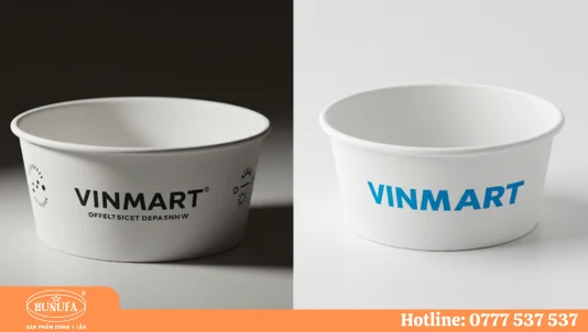 Bát giấy dùng 1 lần Vinmart và nơi sản xuất bát giấy giá tốt