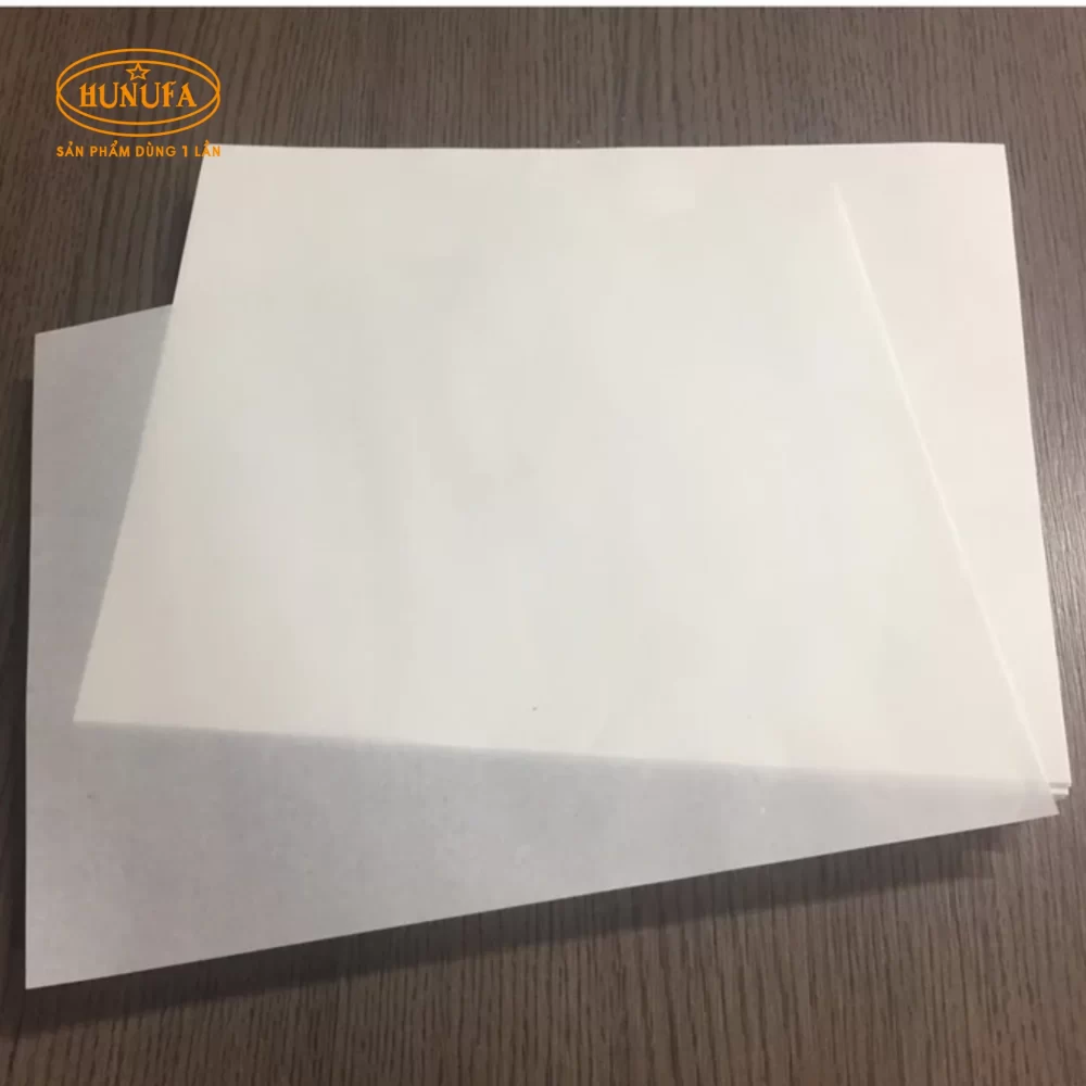 Giấy thấm dầu thực phẩm không thấm mỡ dùng gói thức ăn, nướng bánh