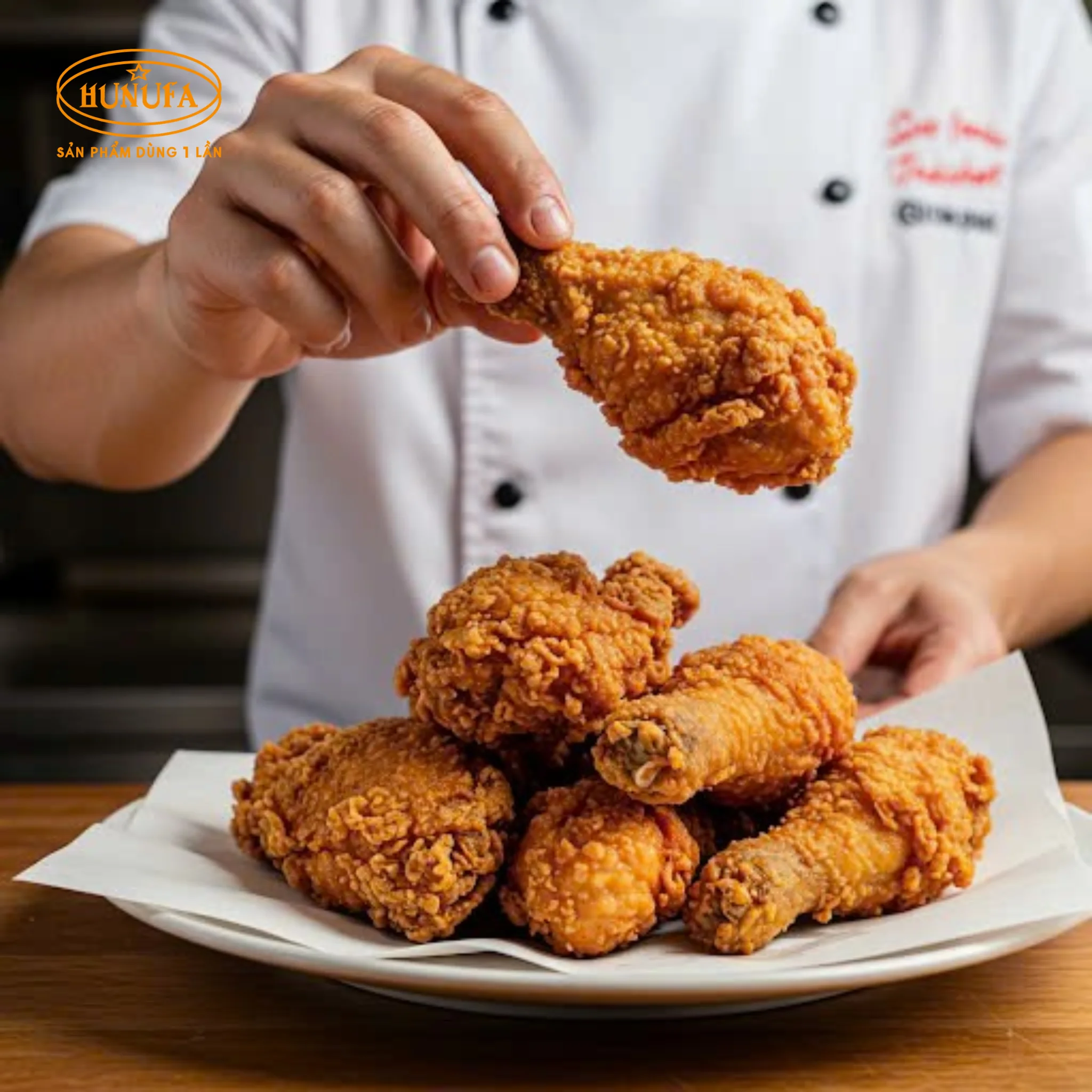 Giấy thấm dầu thực phẩm không thấm mỡ dùng gói thức ăn, nướng bánh