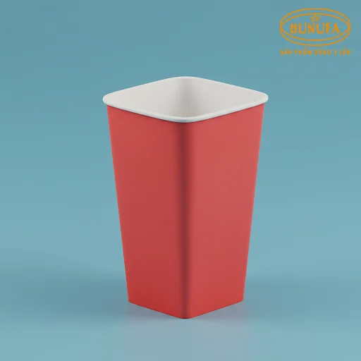 Ly giấy vuông/ Cốc giấy vuông in ấn logo đẹp giá tốt