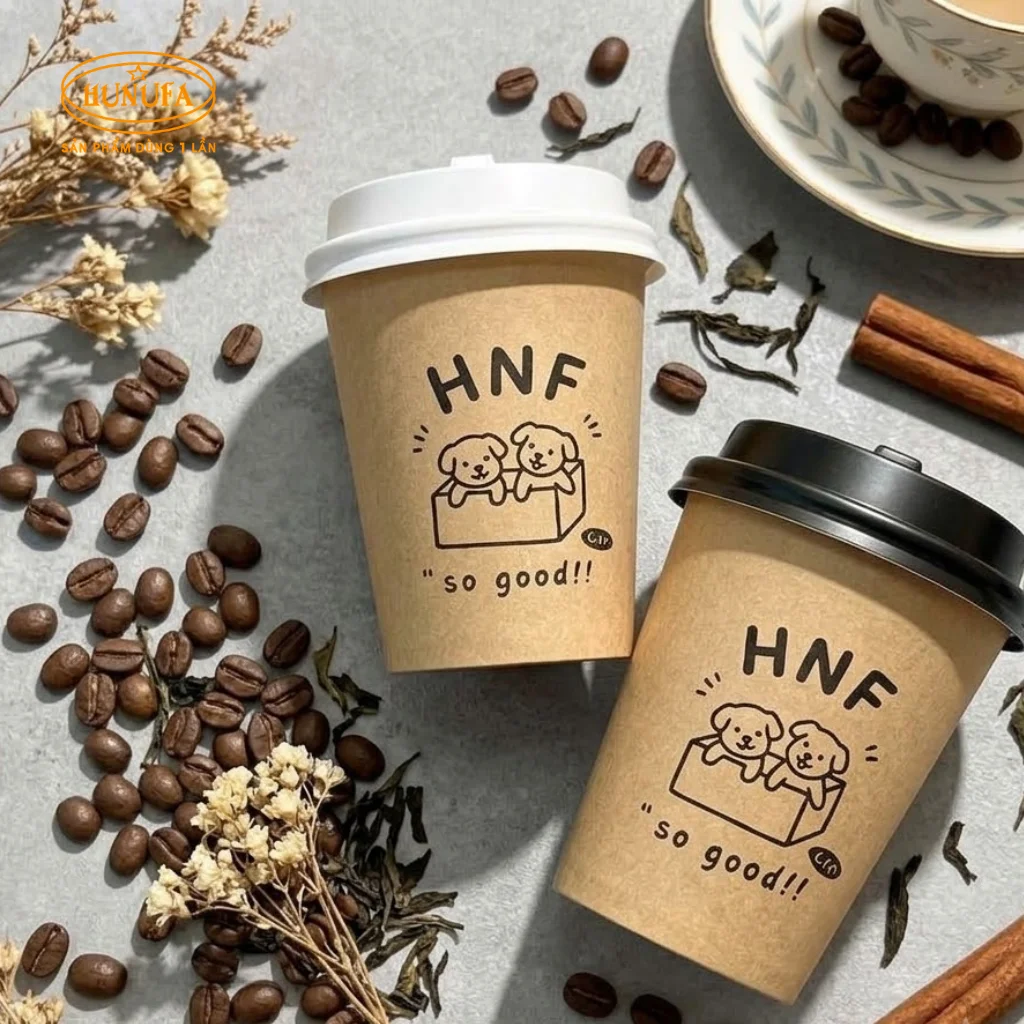 Top 10 mẫu ly giấy in sẵn phổ biến tại các quán trà sữa F&B