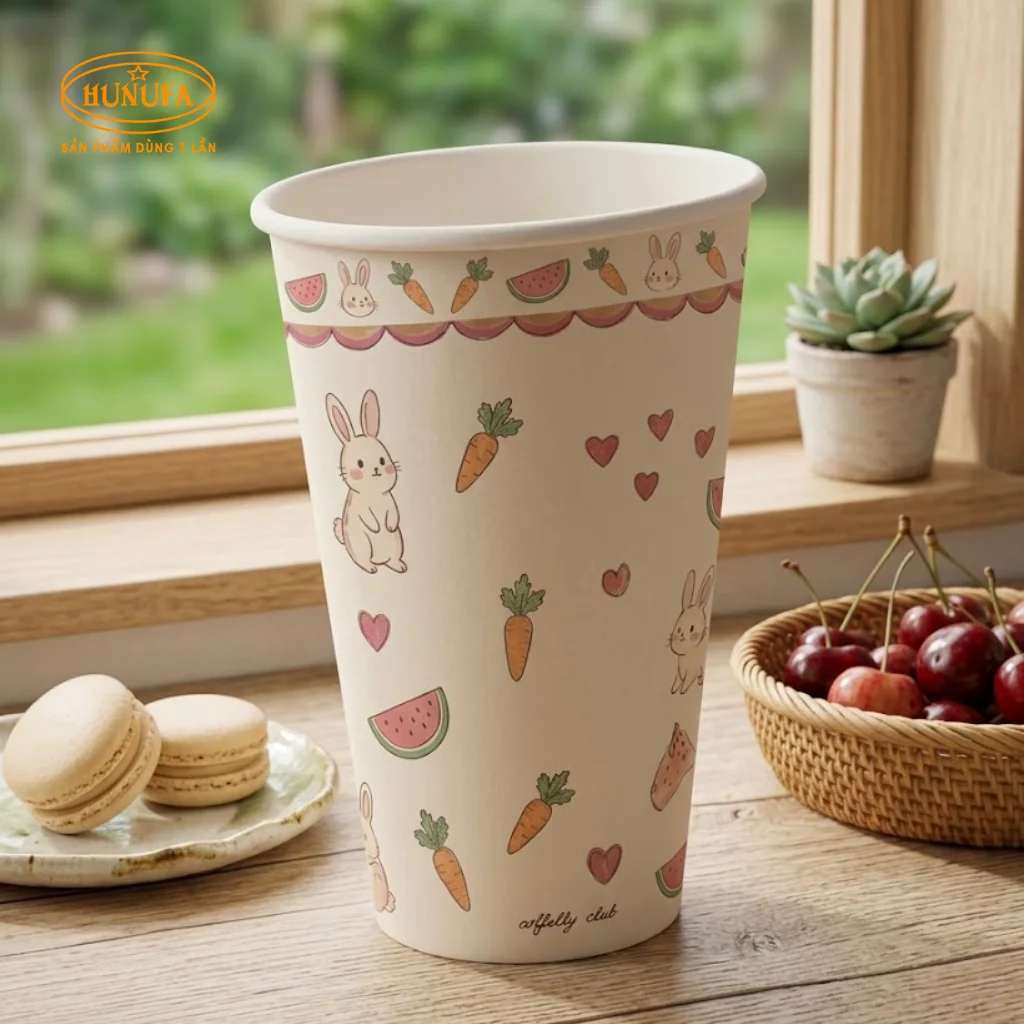 Top 10 mẫu ly giấy in sẵn phổ biến tại các quán trà sữa F&B