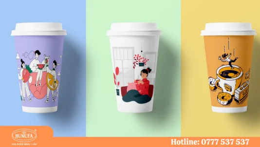 mẫu ly giấy in sẵn