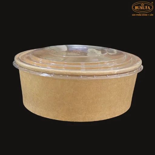 bát giấy có nắp