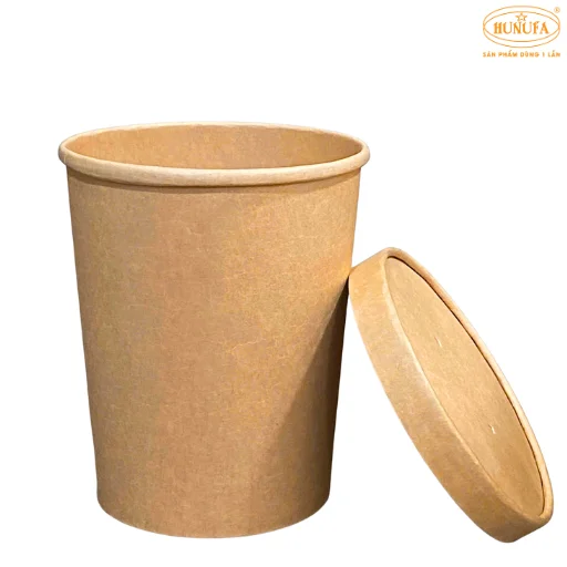 bát giấy có nắp