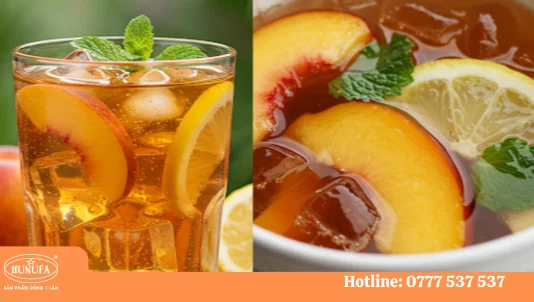 Cách làm trà chanh đào nhiệt đới đơn giản tại nhà