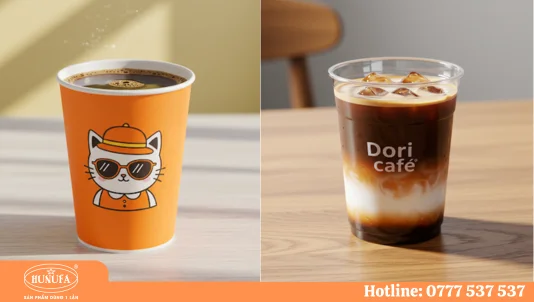 In ly cà phê giá tốt, mẫu mã đẹp, miễn phí thiết kế logo ở đâu?