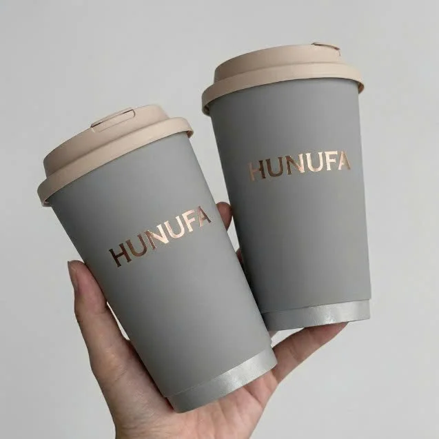 Mẫu ly giấy ép kim, ép nhũ của Hunufa