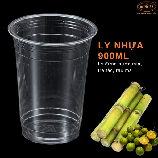 ly nhựa 900ml pp