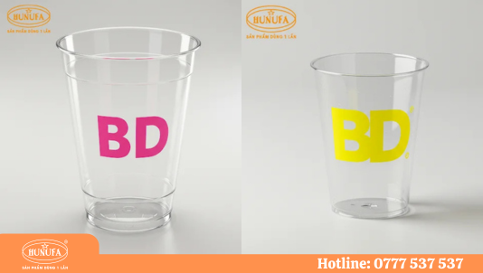 Ly nhựa Bình Dương in ấn đẹp và nơi in ly nhựa ưu đãi tốt