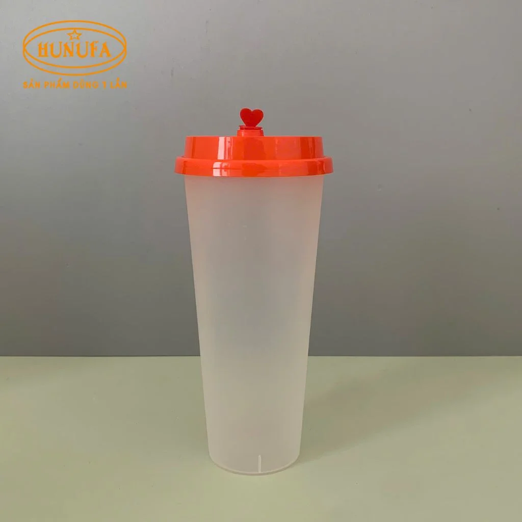 ly nhựa nhám nắp tim