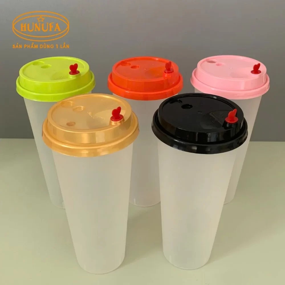 ly nhựa nhám nắp tim