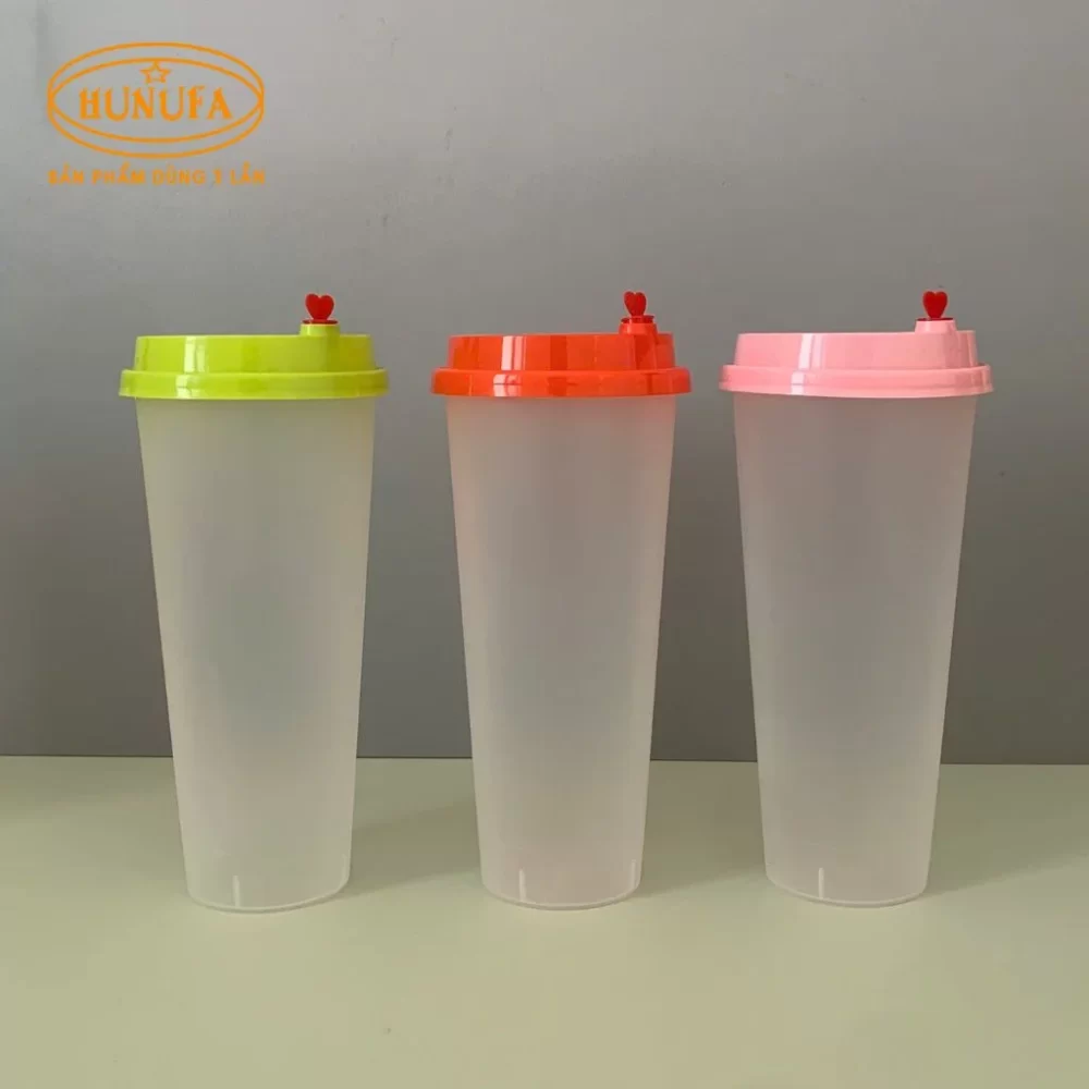 ly nhựa nhám nắp tim