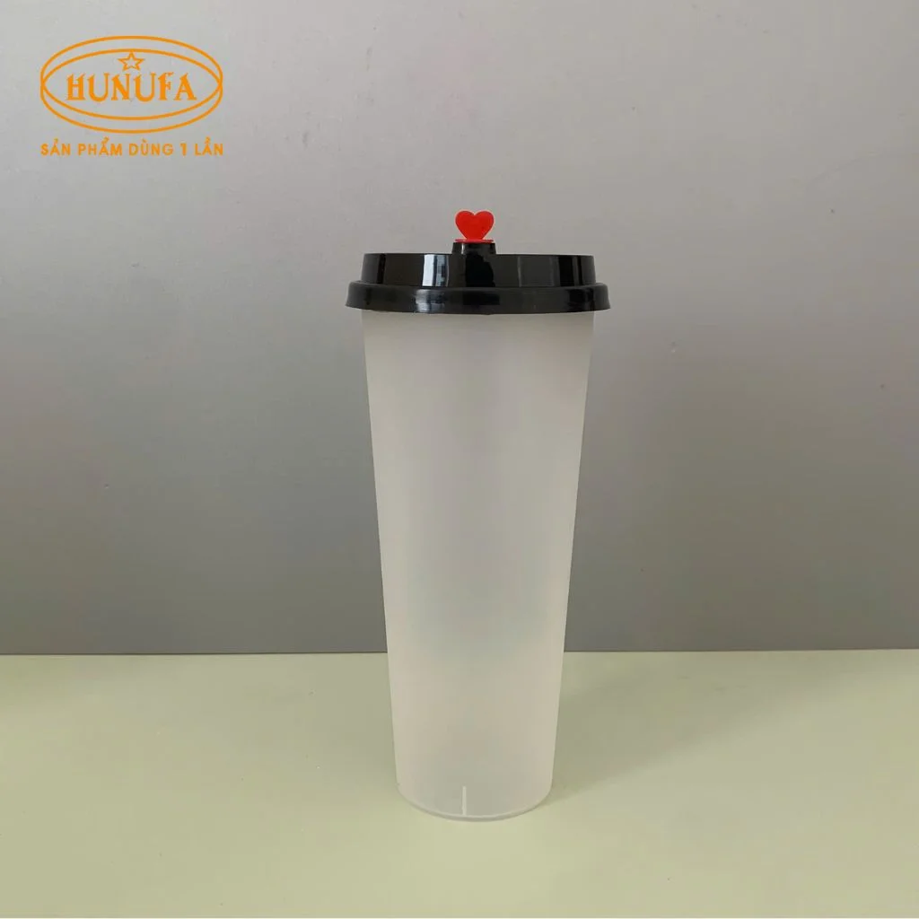 ly nhựa nhám nắp tim