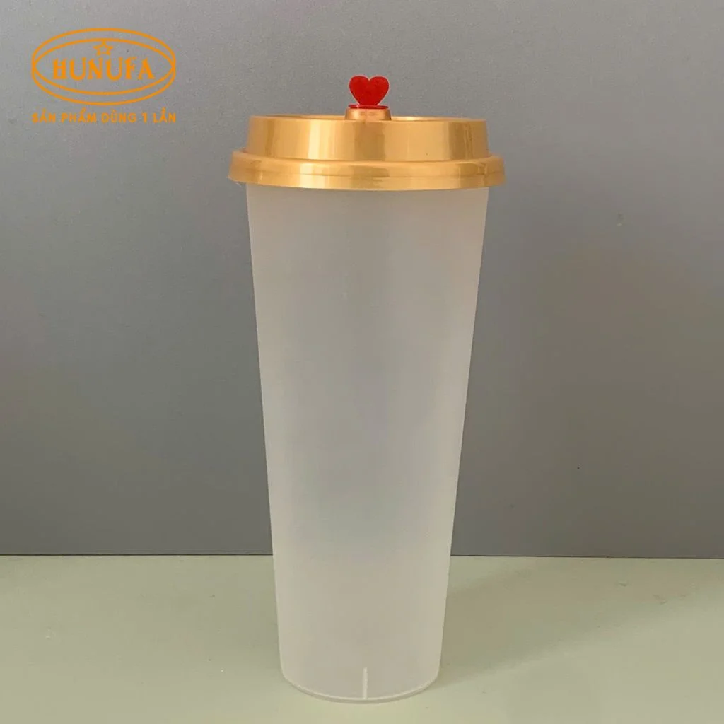 ly nhựa nhám nắp tim