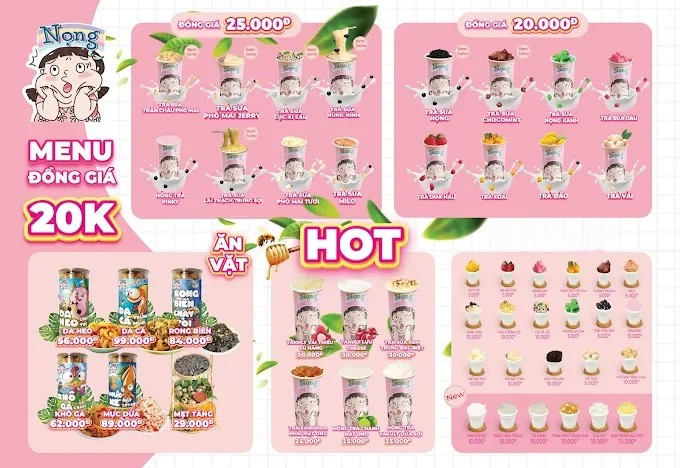 Tổng hợp 30+ mẫu menu quán trà sữa ăn vặt đẹp, đơn giản, độc đáo 2025