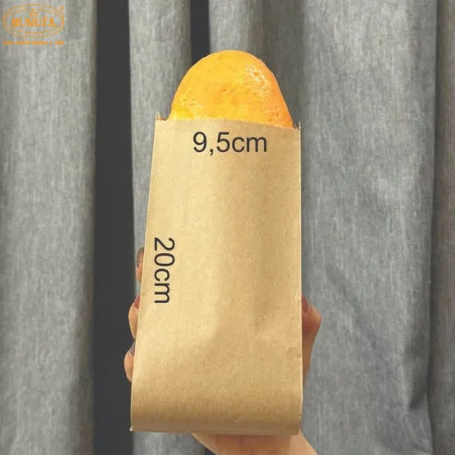 túi giấy kraft đựng bánh mì