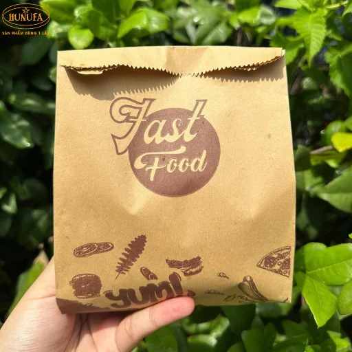 túi giấy kraft đựng bánh mì