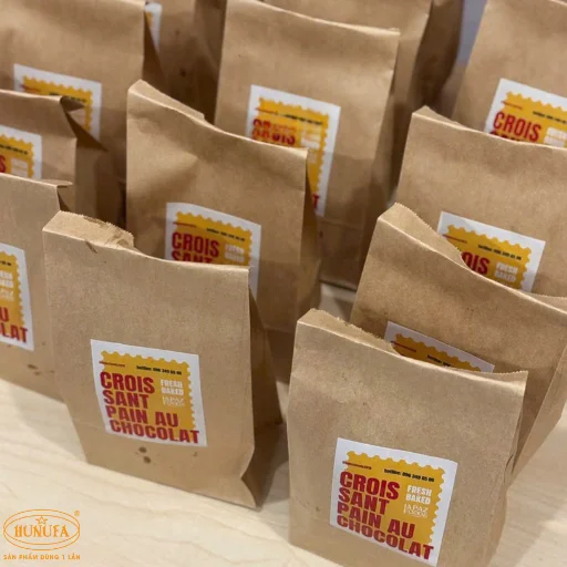 túi giấy kraft đựng bánh mì
