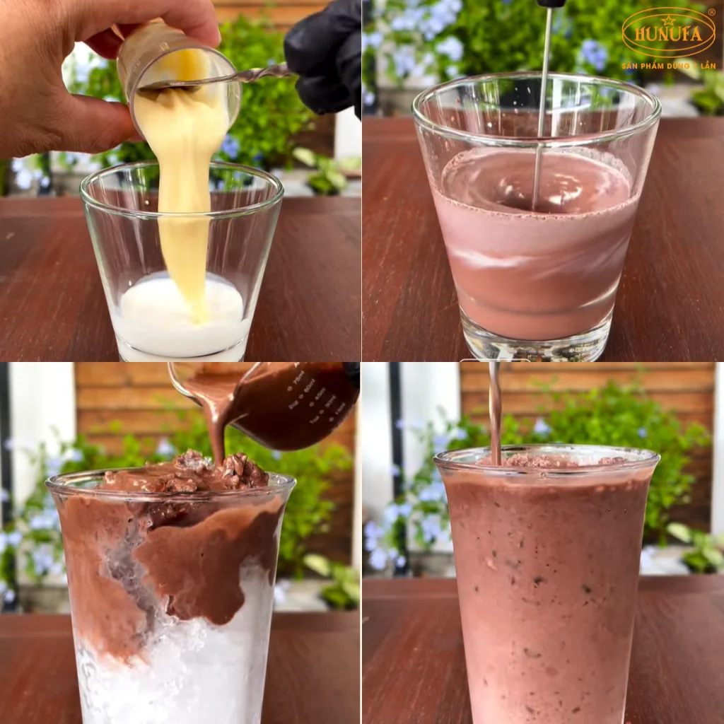 công thức làm milo dầm trân châu