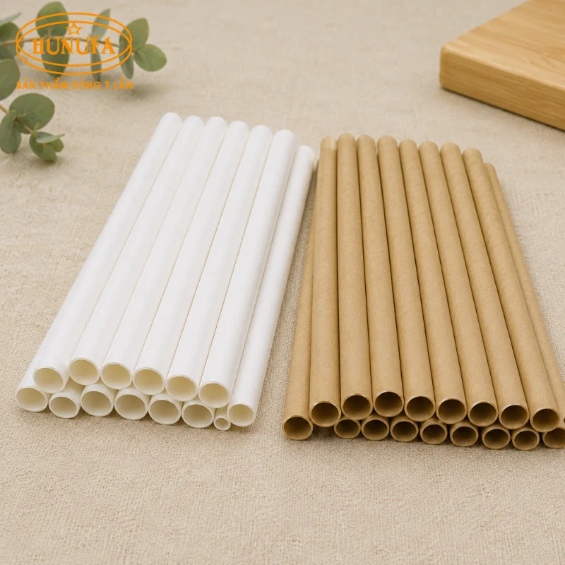 Giấy làm ống hút là gì? Nguyên liệu sản xuất ống hút giấy