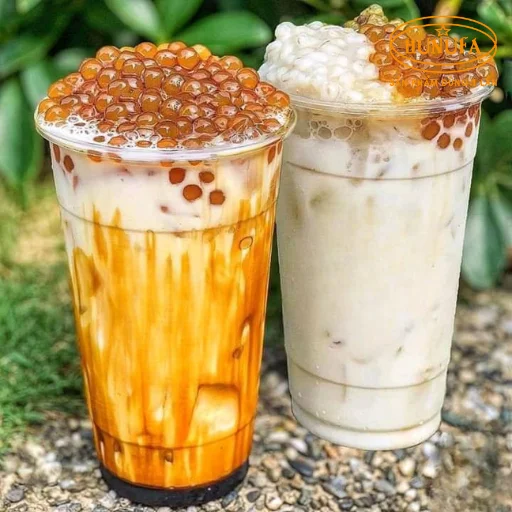 2 ly trà sữa
