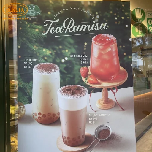 các mẫu menu cà phê đẹp