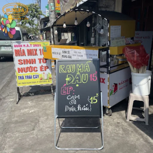 mẫu menu nước ép trái cây