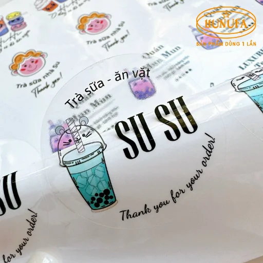 tem trà sữa đẹp